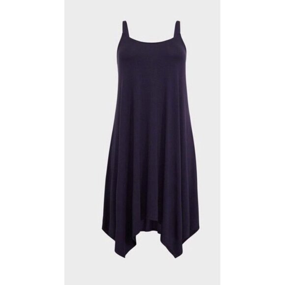 Torrid Womens‎ Navy Midi Jersey Trapeze Dress Sz 2 NWT Plus Size 18 20 2X - Picture 4 of 7